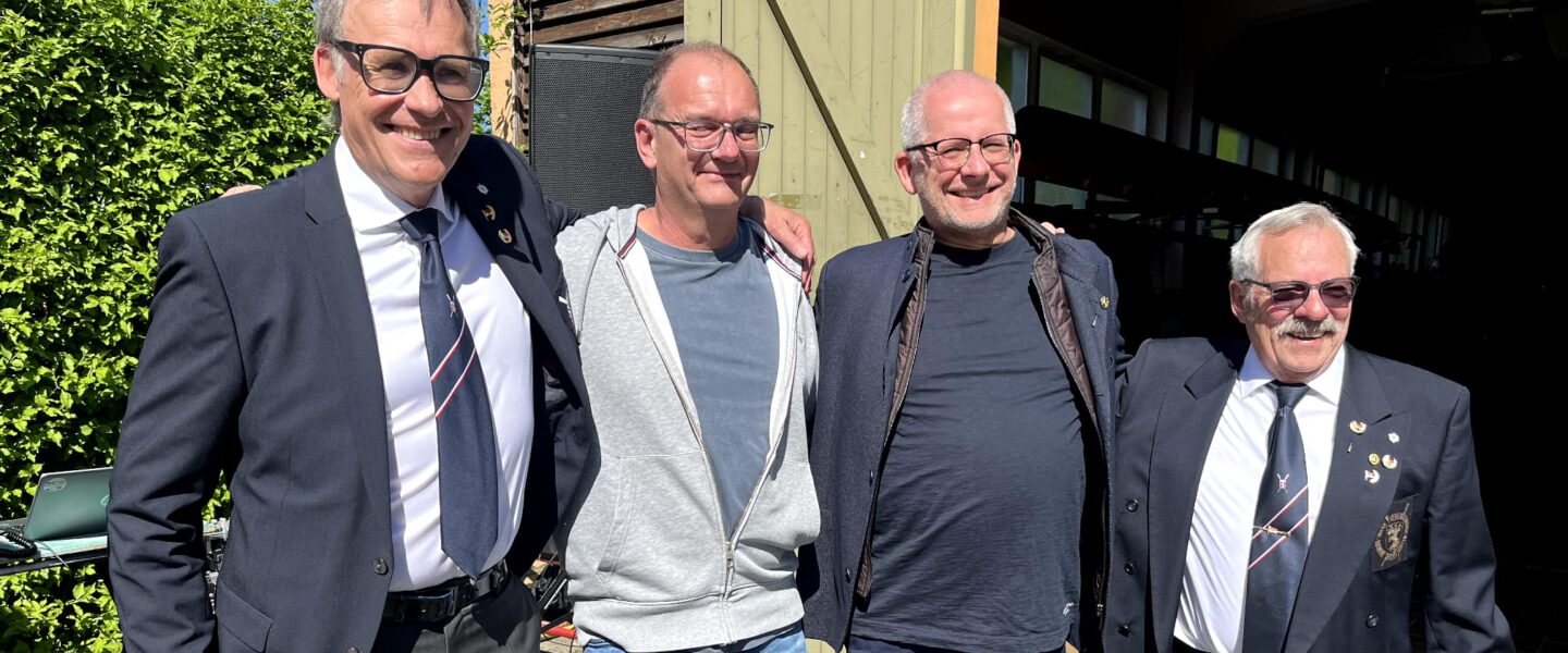Von links nach rechts: Stefan Kruse, Holger Schulze, Christoph Janning, Friedhelm Unger.
