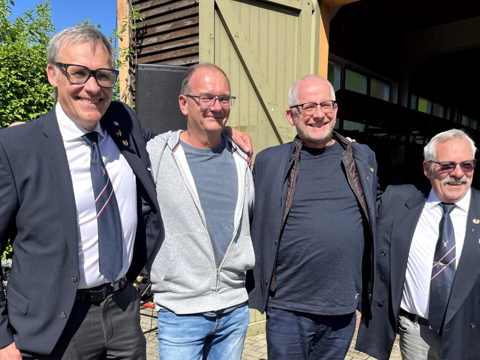 Von links nach rechts: Stefan Kruse, Holger Schulze, Christoph Janning, Friedhelm Unger.